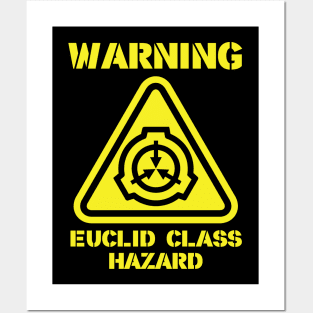 SCP Warning Euclid Class Hazard Posters and Art